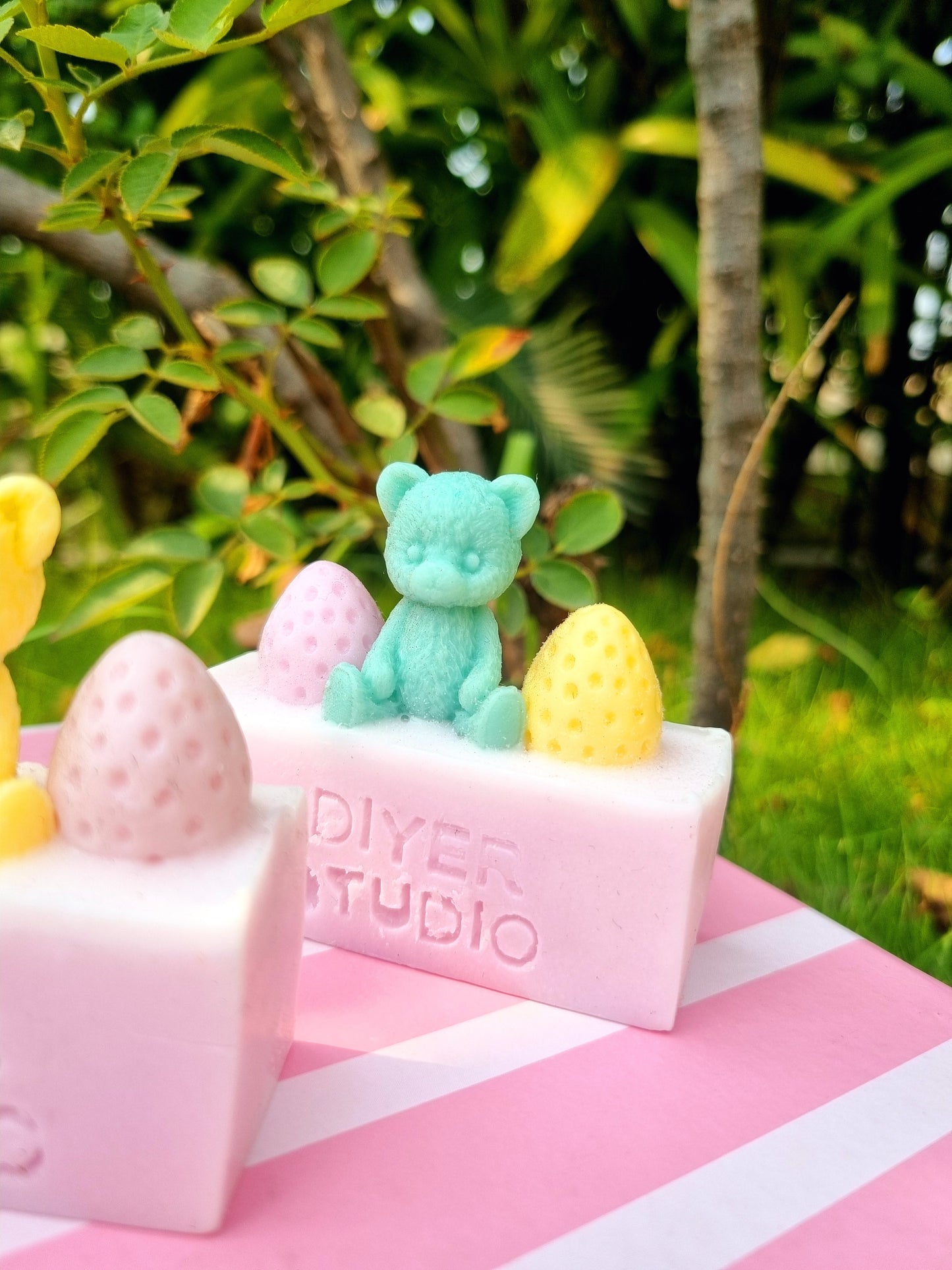 Soap - Teddy with Easter Eggs