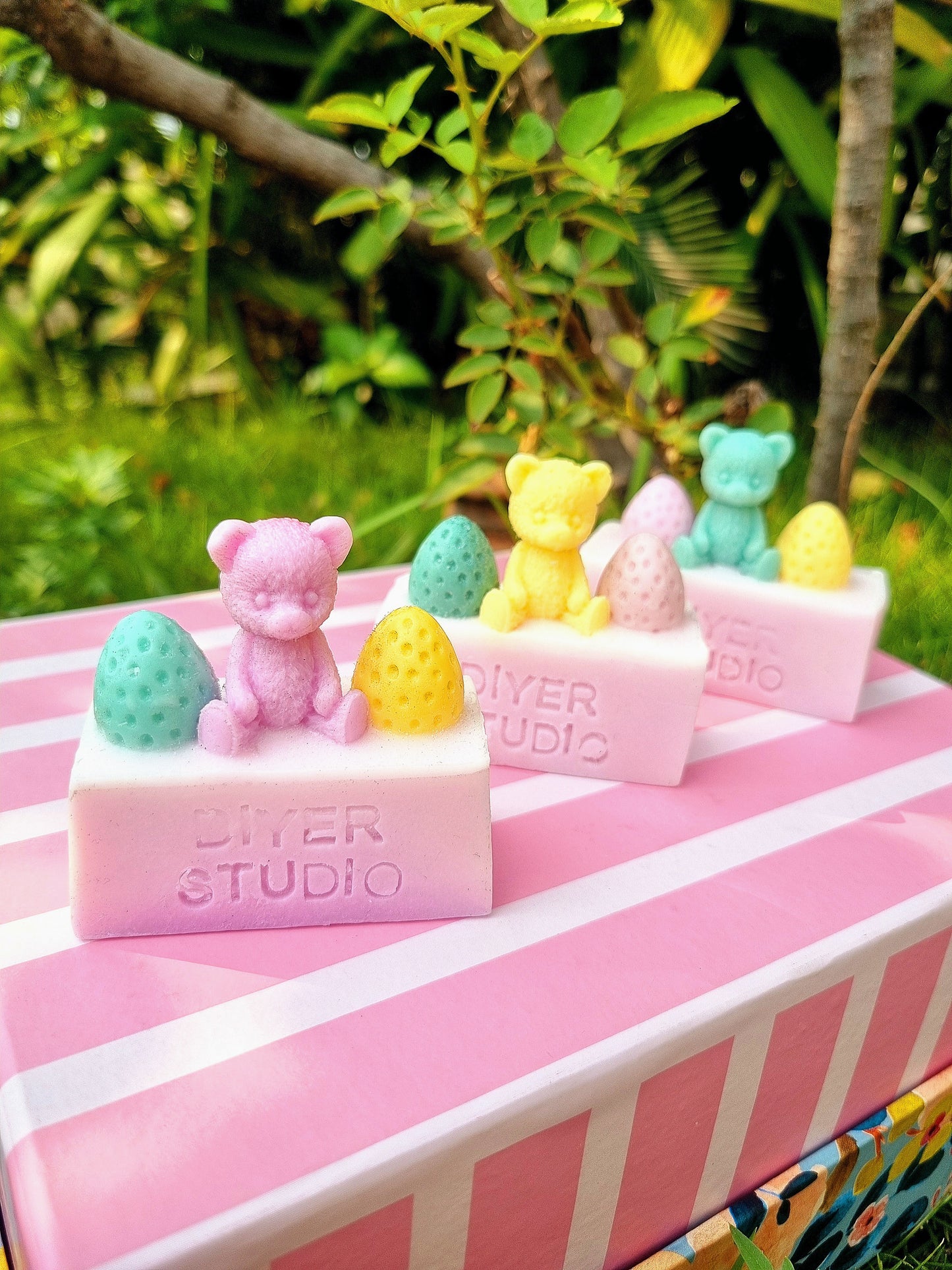 Soap - Teddy with Easter Eggs