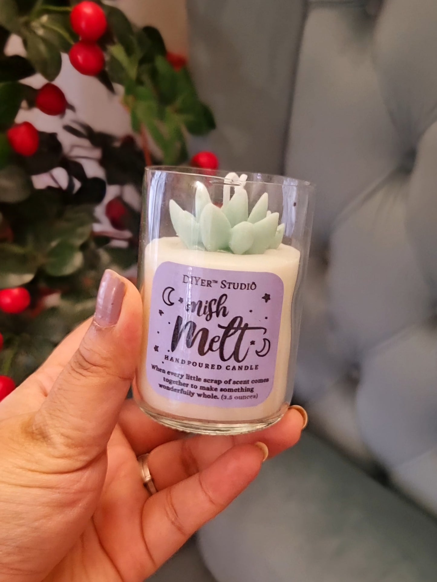 Candle - Succulent Garden (Mishmelt)