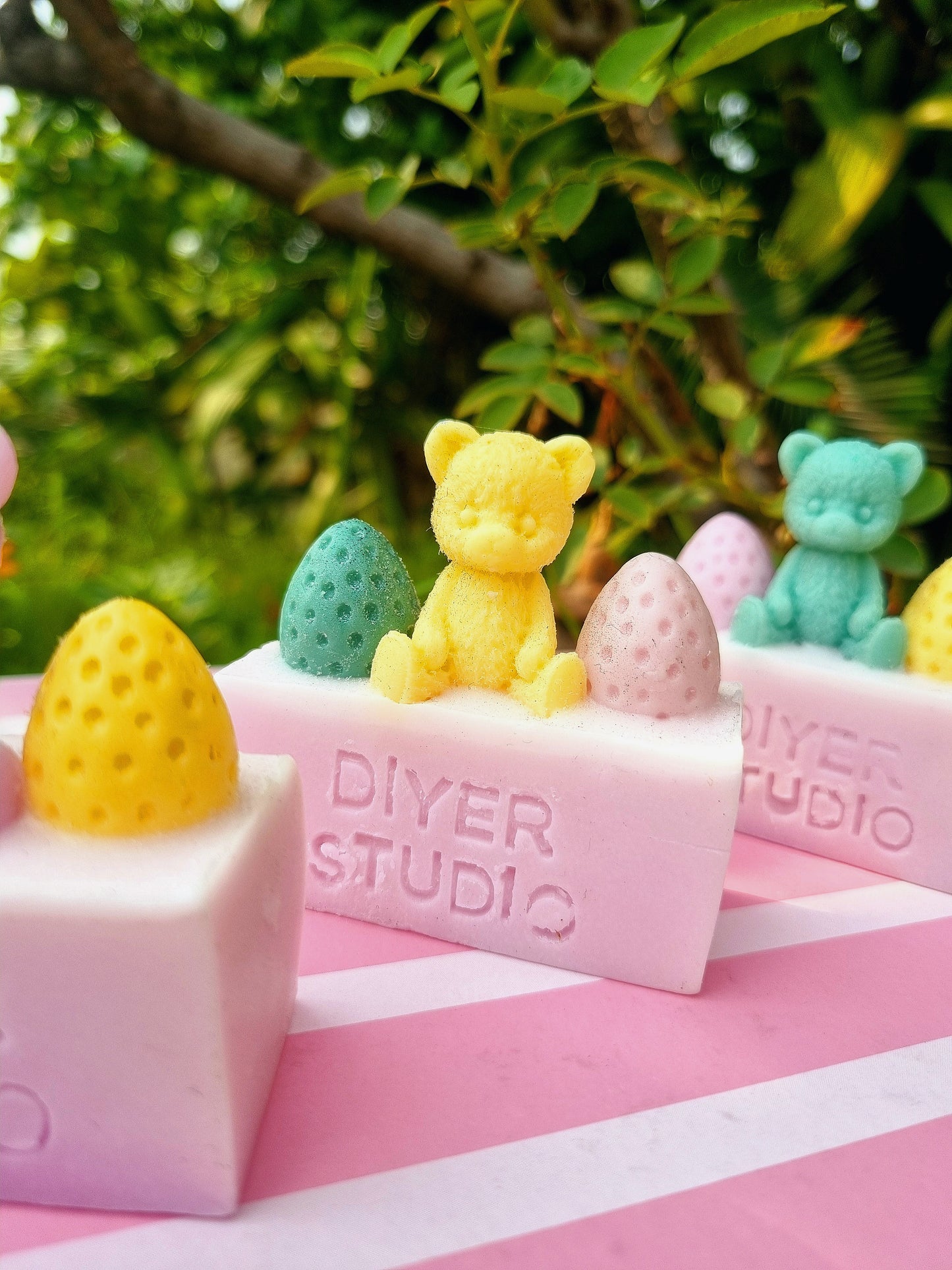 Soap - Teddy with Easter Eggs