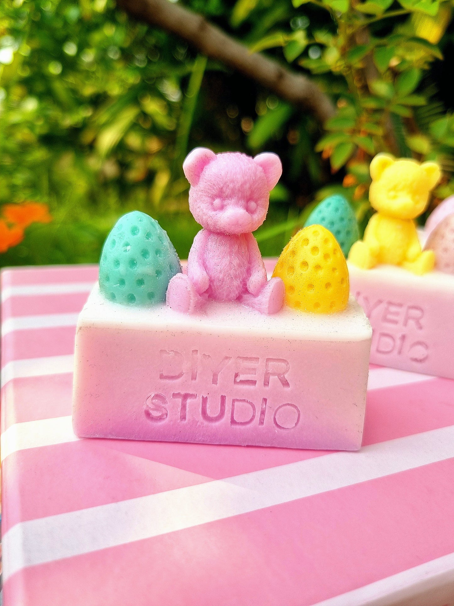 Soap - Teddy with Easter Eggs